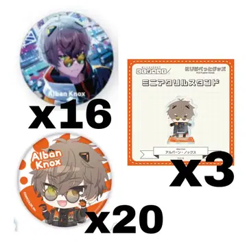 알반 녹스 세트 캔뱃지 파페 아크릴 스탠드