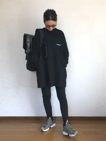 Americana 아메리카나 로고 T 빅 원피스