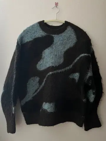 Ungrid 니트 샤기 자카드 니트 언그리드