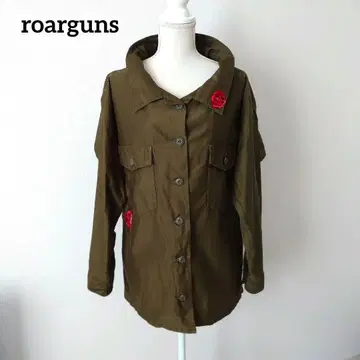 roarguns 로아건즈 밀리터리풍 셔츠 자켓 크로스건