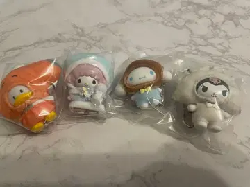 산리오 치비토모 눈의 정령 치비토모 반찬 치비토모 화과자 4점 세트