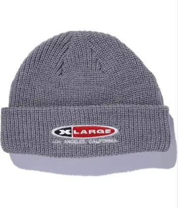 XLARGE 그레이 니트 모자