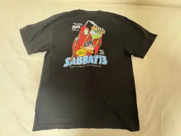 SABBAT13 그래픽 티셔츠 블랙