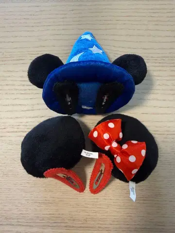 [새상품급] 디즈니 리조트 패치 미키미니 2개 세트 헤어핀