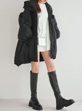 탱크 밑창 롱 부츠[zr855] 24.0