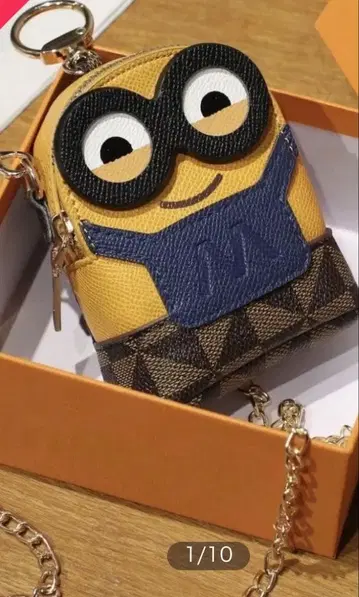 미니언즈 코인 케이스 키링 백참