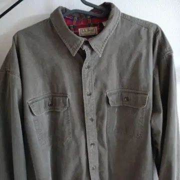 L.L. Bean 90s USA제 자켓풍 셔츠 XL