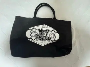 헤이스미스 스케이트보드 로고 토트백 블랙