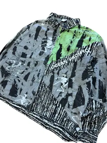 초레어! 80~90년대 오션 퍼시픽 빈티지 올 패턴 자켓 새상품급