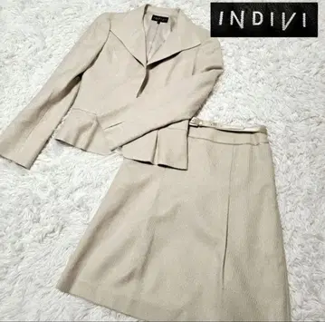 인디비 베이지 셋업 수트