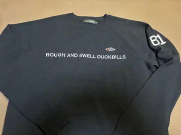 rough&swell 라프앤드스웰 V넥 스웨터 블랙 S 사이즈