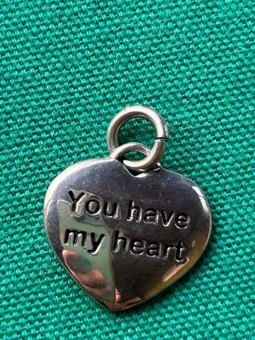 925 실버 하트형 펜던트 헤드