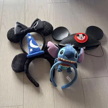 디즈니 캐릭터 머리띠 4세트