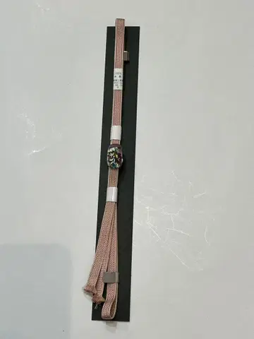 허리띠 삼분 끈 오비 고정 띠 포함 유리 잠자리 구슬 순수 실크