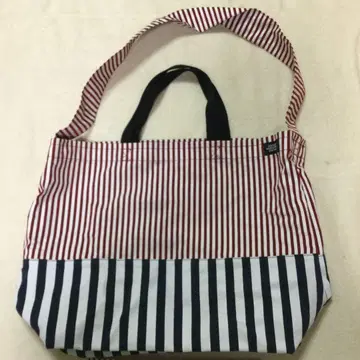 JACK SPADE NEW YORK 스트라이프 토트백 파우치 포함