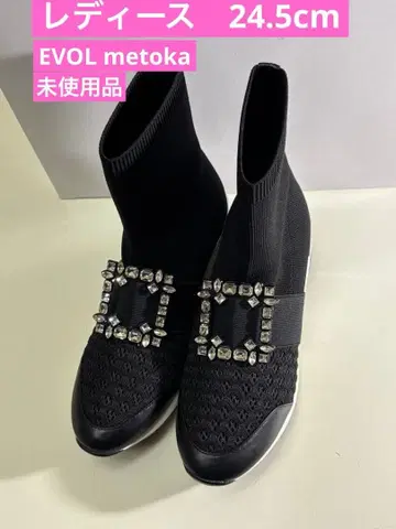 EVOL metoka 숏부츠 비쥬 장식 미사용품