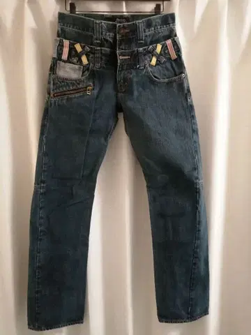 DANIELLE 다크 블루 스트레이트 데님