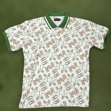 BEER 맥주캔 프린트 피케 셔츠 XXL