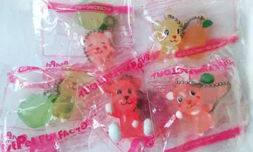 포스트펫 모모 코모모 마스코트 키링 후르츠