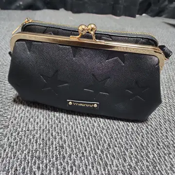 VIVAYOU 블랙 별 패턴 숄더백