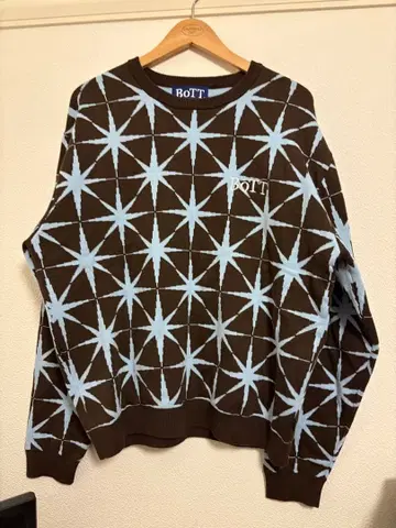 BoTT 별 모양 패턴 니트