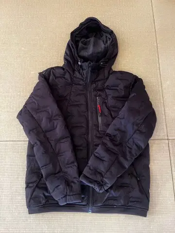 FieldCore 블랙 다운 자켓 LL