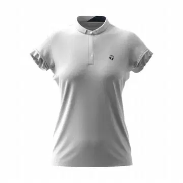 새상품 테일러메이드 XS 화이트 피케 셔츠 TD121 여성용