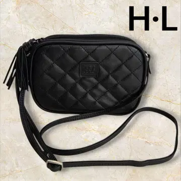 H L (아쉬엘) 숄더백 S-HL1001B 블랙 천연 가죽