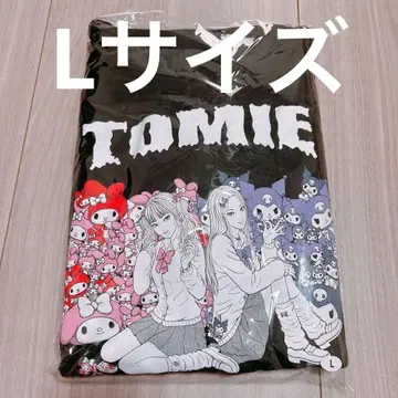 이토 준지 산리오 지퍼 후드티 L 사이즈 갸루 토미에 마이멜로디&쿠로미