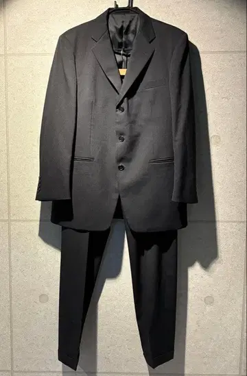 퍼펙트 수트 팩토리 P.S.FA 남성용 수트 스트라이프 블랙