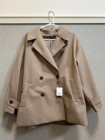 활약 기대의 울 터치 오버 P 코트 모카 FREE