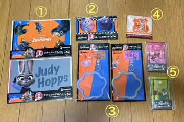 주토피아 2 Happy 복권 스티커 캔뱃지 스트랩 에코백