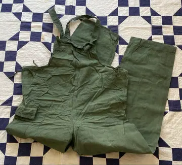 DEADSTOCK ] 40s us navy 서베이지 팬츠 오버롤