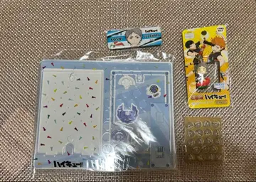 하이큐 스가와라 코시 스가와라 아크릴 가챠 스탠드 캔뱃지