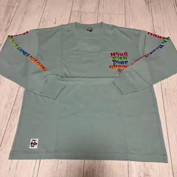 CHUMS 남성용 S 긴팔 티셔츠 롱티 블루