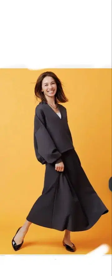 미사용 새상품 앙피로 플레어 스커트 정가 7900엔