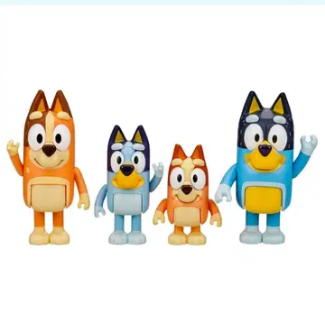 [ 새상품 미개봉 ] 블루이 패밀리 피규어 4체 세트