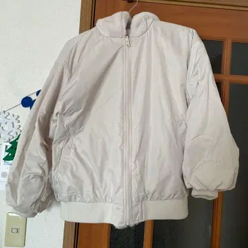 리버서블 MA-1 아이보리 복슬복슬 퍼 여성용