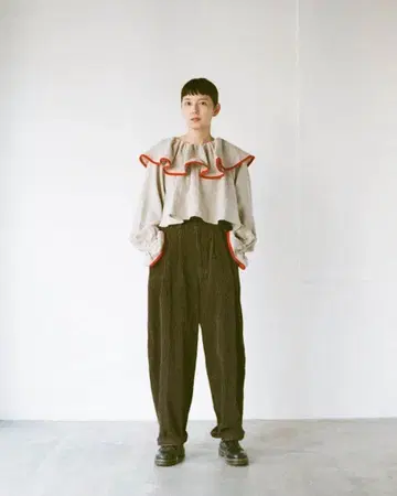 jicca 키쿠치 아키코 린넨 셔츠