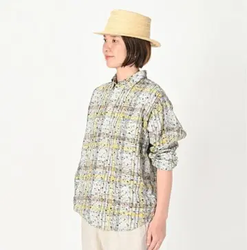 45R 45R 린넨 100% 셔츠 긴팔 새상품급