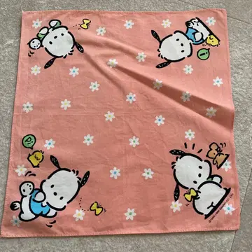 산리오 포차코 손수건 핑크 96년제