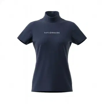 새상품 테일러메이드 모노그램 모크 셔츠 XS 네이비 TD088