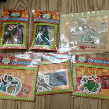 주토피아2 해피 복권 러버 마스코트 키링 세트