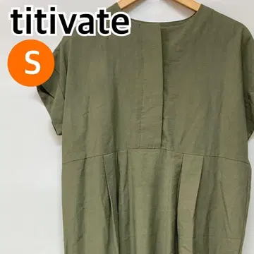 titivate 원피스 반팔 티셔츠 원피스 S [ CT1859 ]