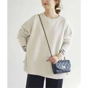 SLOBE IENA 슬로브 이에나 더블 페이스 와이드 풀오버