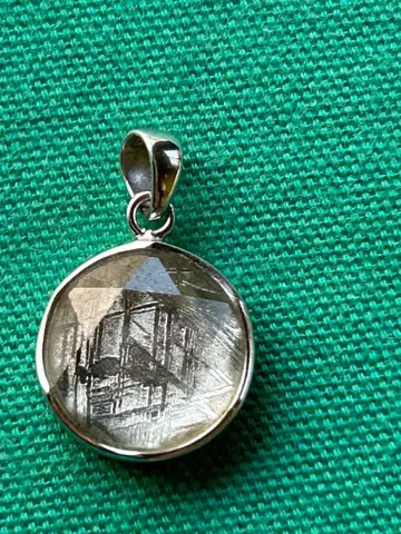 실버 라운드형 펜던트 헤드 미사용