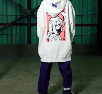 overprint 시게마츠 NANTOKA 콜라보 후드티 US L