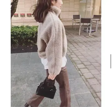 미사용 새상품 Uniqlo U 플리스 자켓 베이지