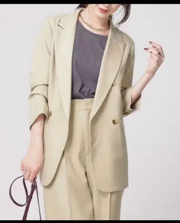 나노 유니버스 더블 브레스트 자켓