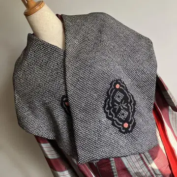 순수 실크 총쉬보리 x 플리스 리버서블 숄 스톨